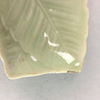 Japanese Celadon Porcelain Small Plate Shallow Bowl Kozara Rectangle Seiji PT925