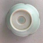 Japanese Celadon Small Bowl Vtg Porcelain Green Kobachi Gourd Chess Floral PT668