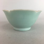 Japanese Celadon Small Bowl Vtg Porcelain Green Kobachi Gourd Chess Floral PT671