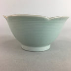 Japanese Celadon Small Bowl Vtg Porcelain Green Kobachi Gourd Chess Floral PT673