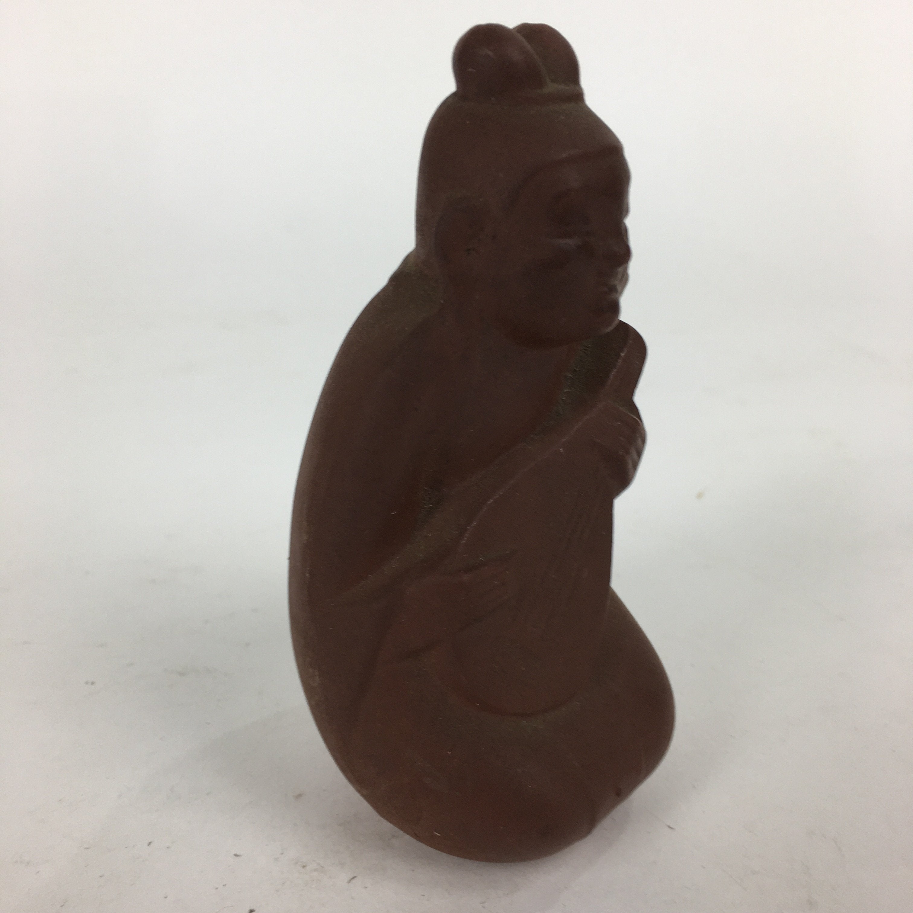 Japanese Ceramic 7 Lucky Gods Statue Benzaiten Vtg Sotaro Saegura Okimono BD709