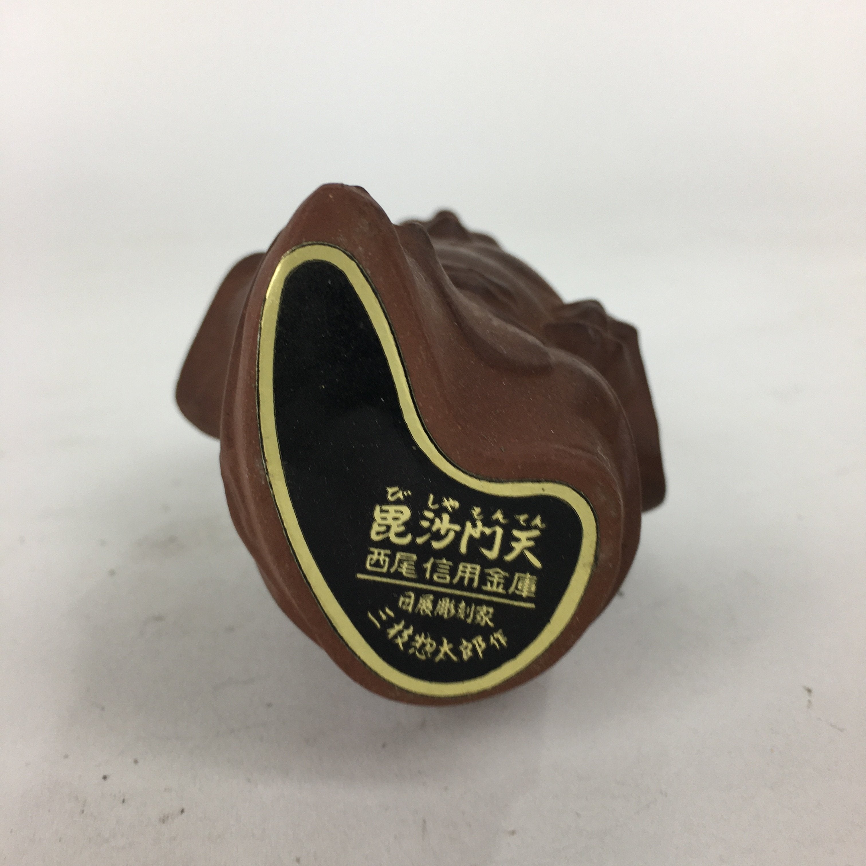 Japanese Ceramic 7 Lucky Gods Statue Bishamonten Vtg Sotaro Saegura Okimono BD70