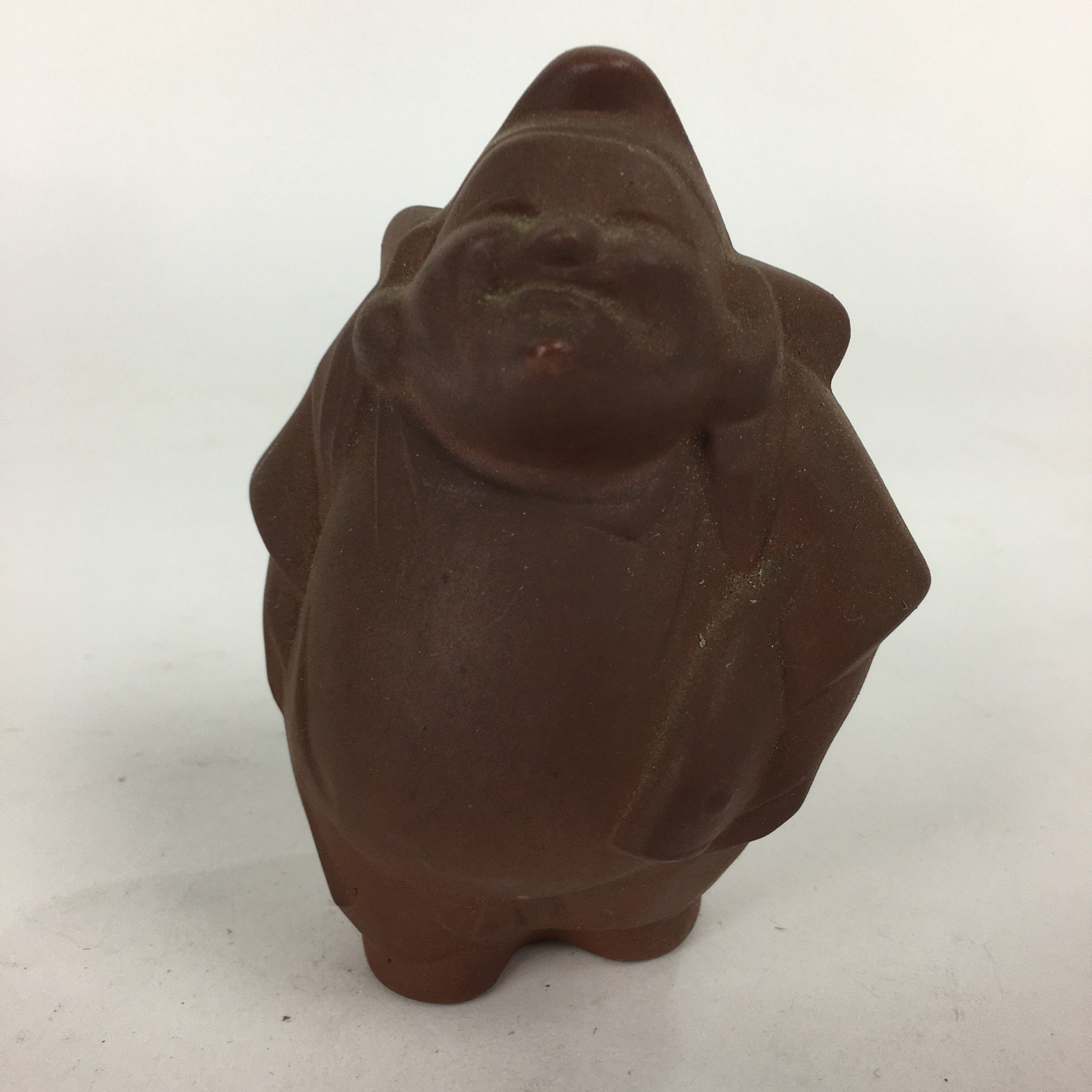 Japanese Ceramic 7 Lucky Gods Statue Ebisu Vtg Sotaro Saegura Okimono BD707
