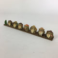 Japanese Ceramic 7 Lucky Gods Statue Raccoon Dog Vtg Figurine Okimono BD762