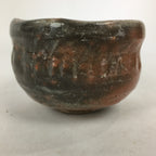 Japanese Ceramic Aka-Raku Tea Ceremony Green Tea Bowl Vtg Chawan GTB871