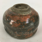 Japanese Ceramic Aka-Raku Tea Ceremony Green Tea Bowl Vtg Chawan GTB871