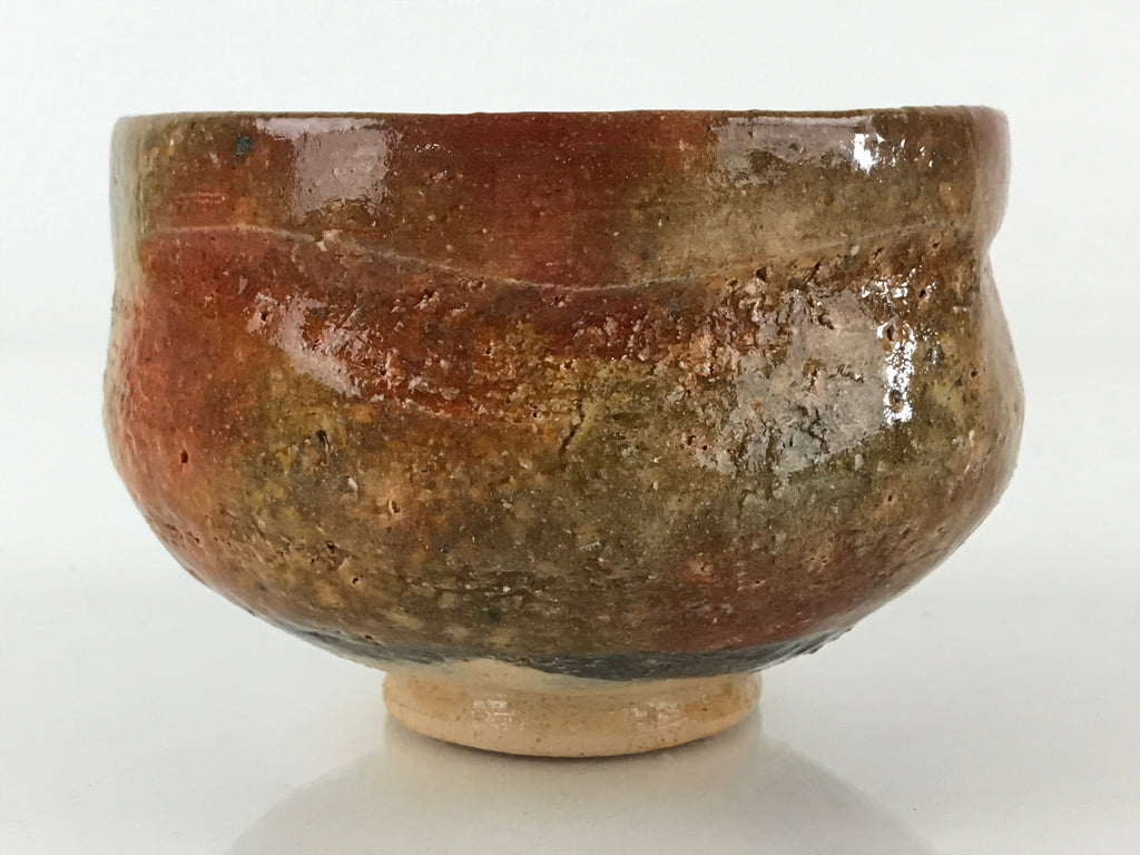 Japanese Ceramic Ameraku Green Tea Bowl Vtg Chawan Tea Ceremony Matcha GTB976