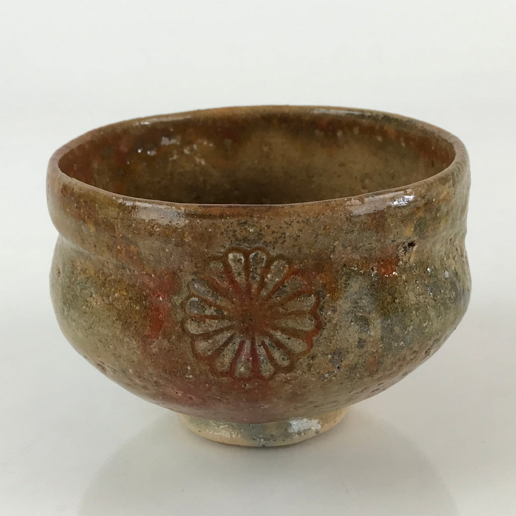 Japanese Ceramic Ameraku Green Tea Bowl Vtg Chawan Tea Ceremony Matcha GTB976