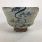 Japanese Ceramic Arita Ware Tea Ceremony Green Tea Bowl Vtg Chawan GTB862