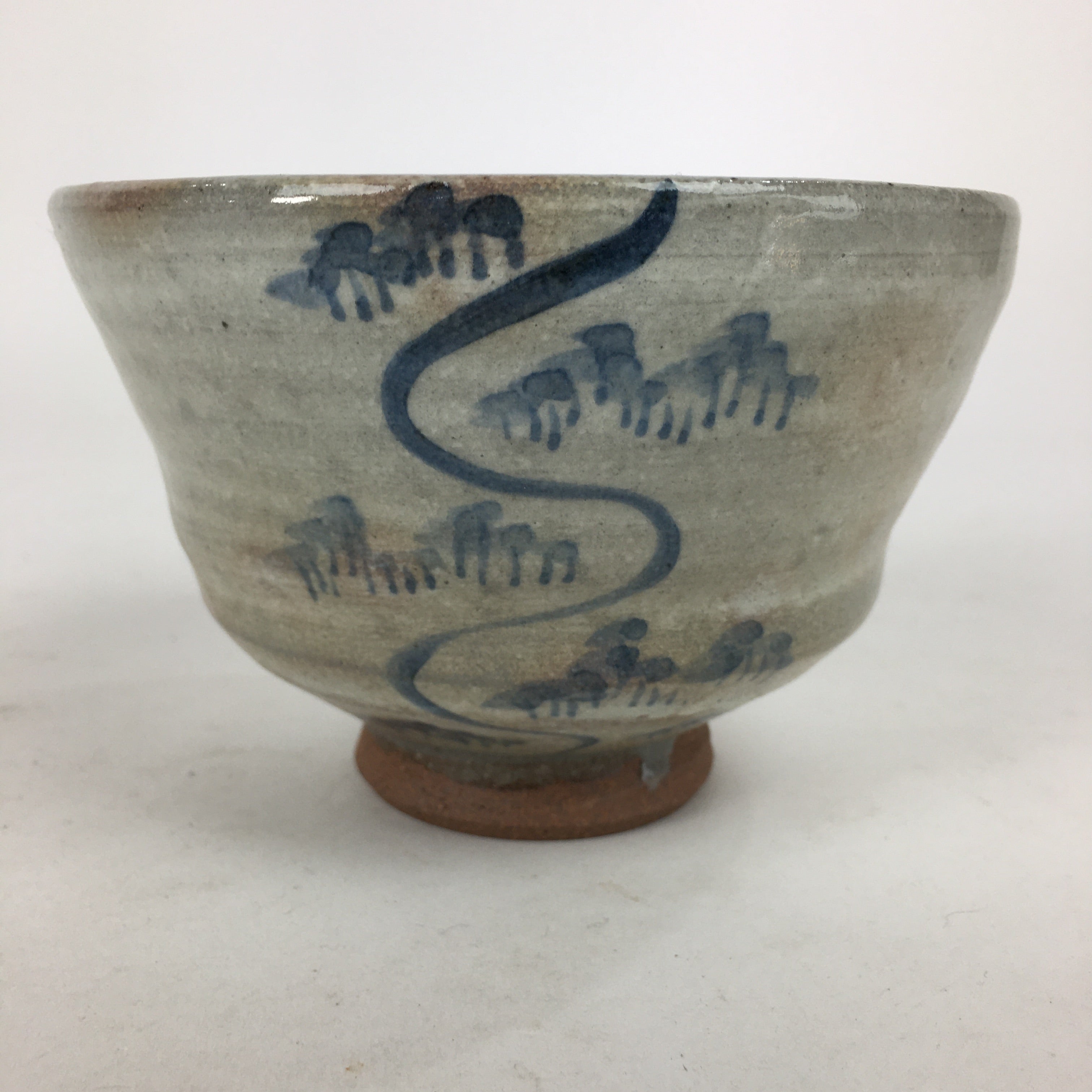 Japanese Ceramic Arita Ware Tea Ceremony Green Tea Bowl Vtg Chawan GTB862