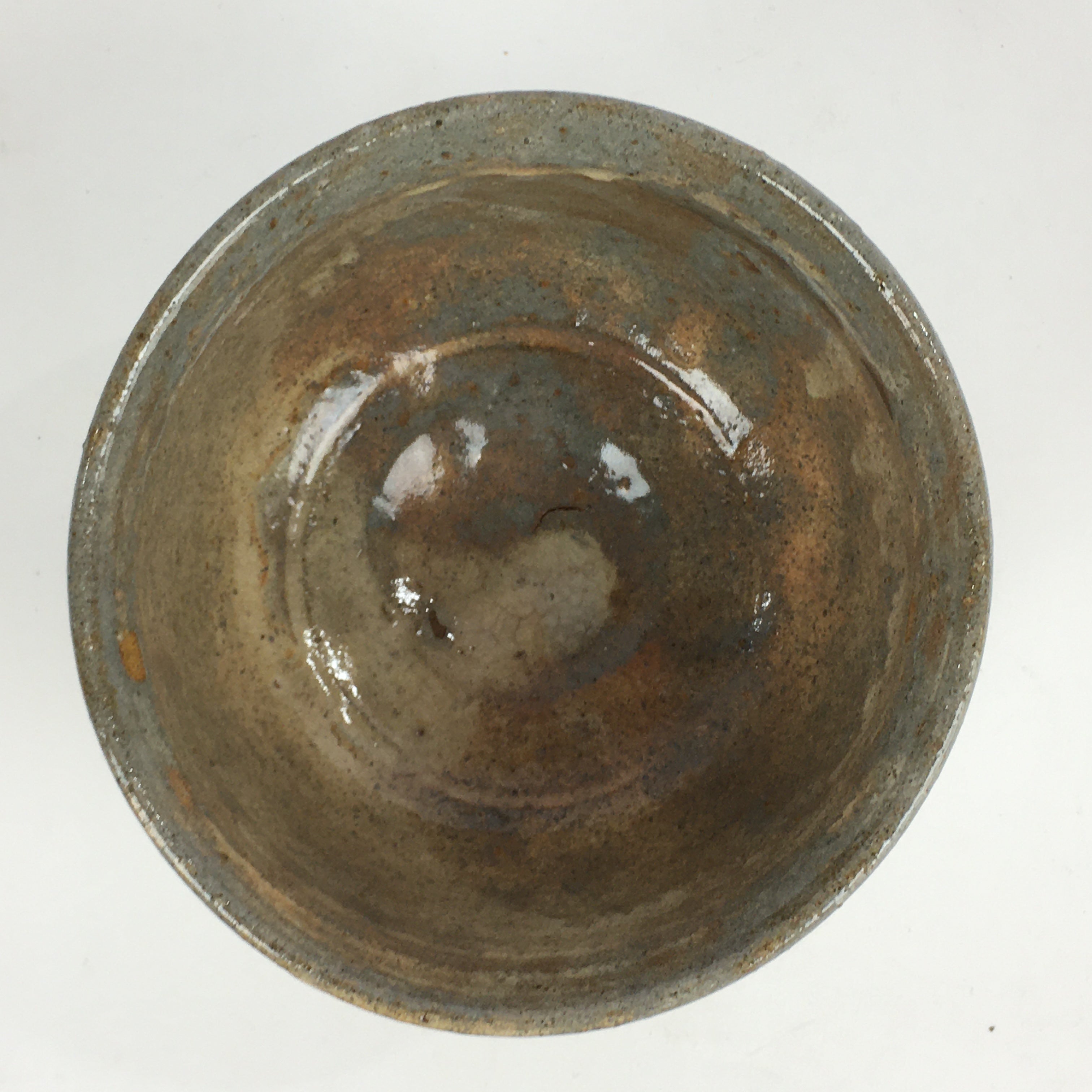 Japanese Ceramic Bizen Tea Ceremony Green Tea Bowl Vtg Chawan GTB937