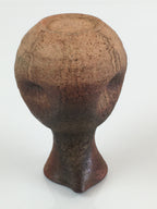 Japanese Ceramic Bizen Ware Sake Bottle Vtg Pottery Yakimono Tokkuri TS443