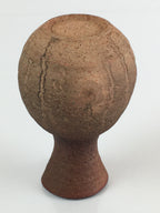 Japanese Ceramic Bizen Ware Sake Bottle Vtg Pottery Yakimono Tokkuri TS443