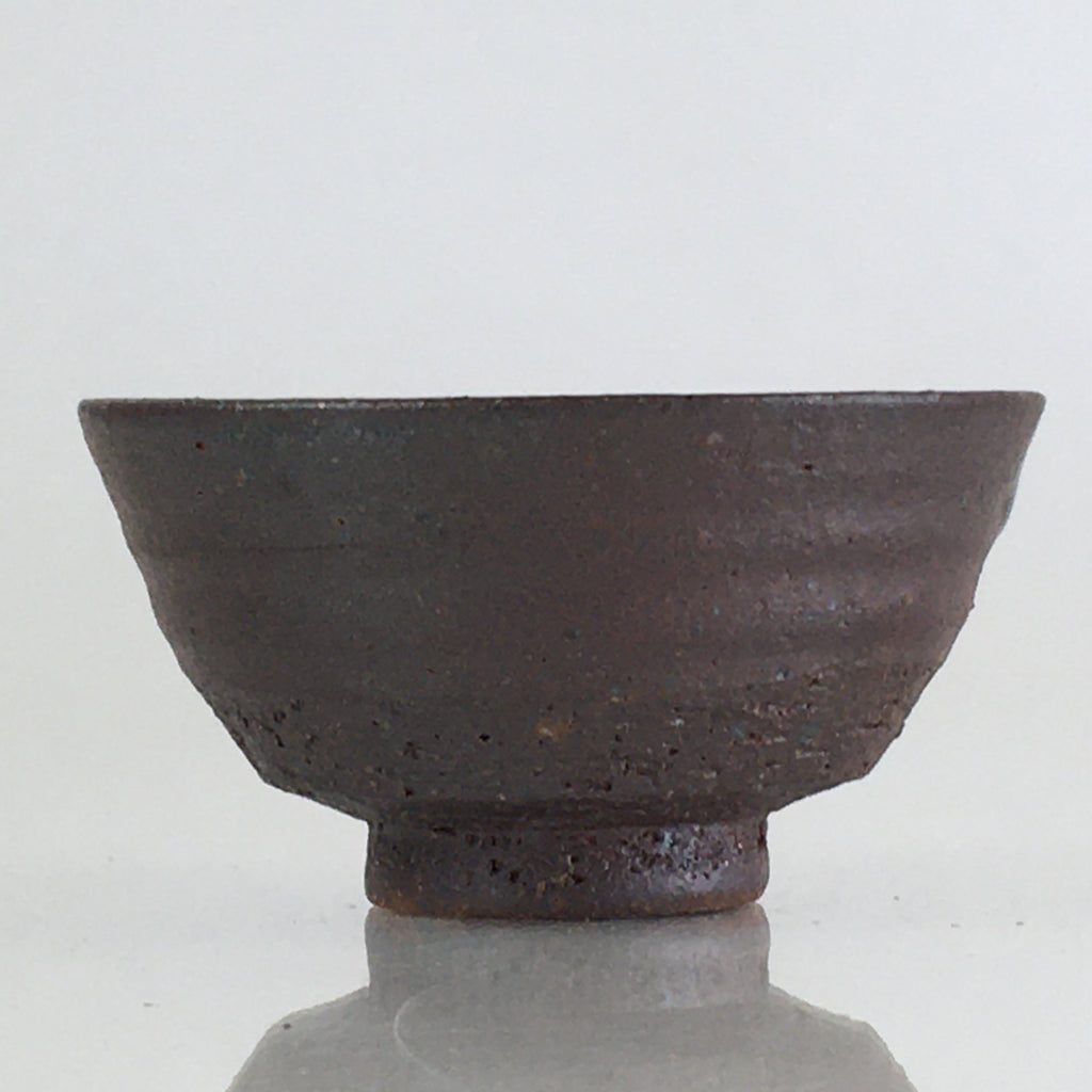 Japanese Ceramic Bizen Ware Sake Cup Vtg Pottery Guinomi Ochoko G56