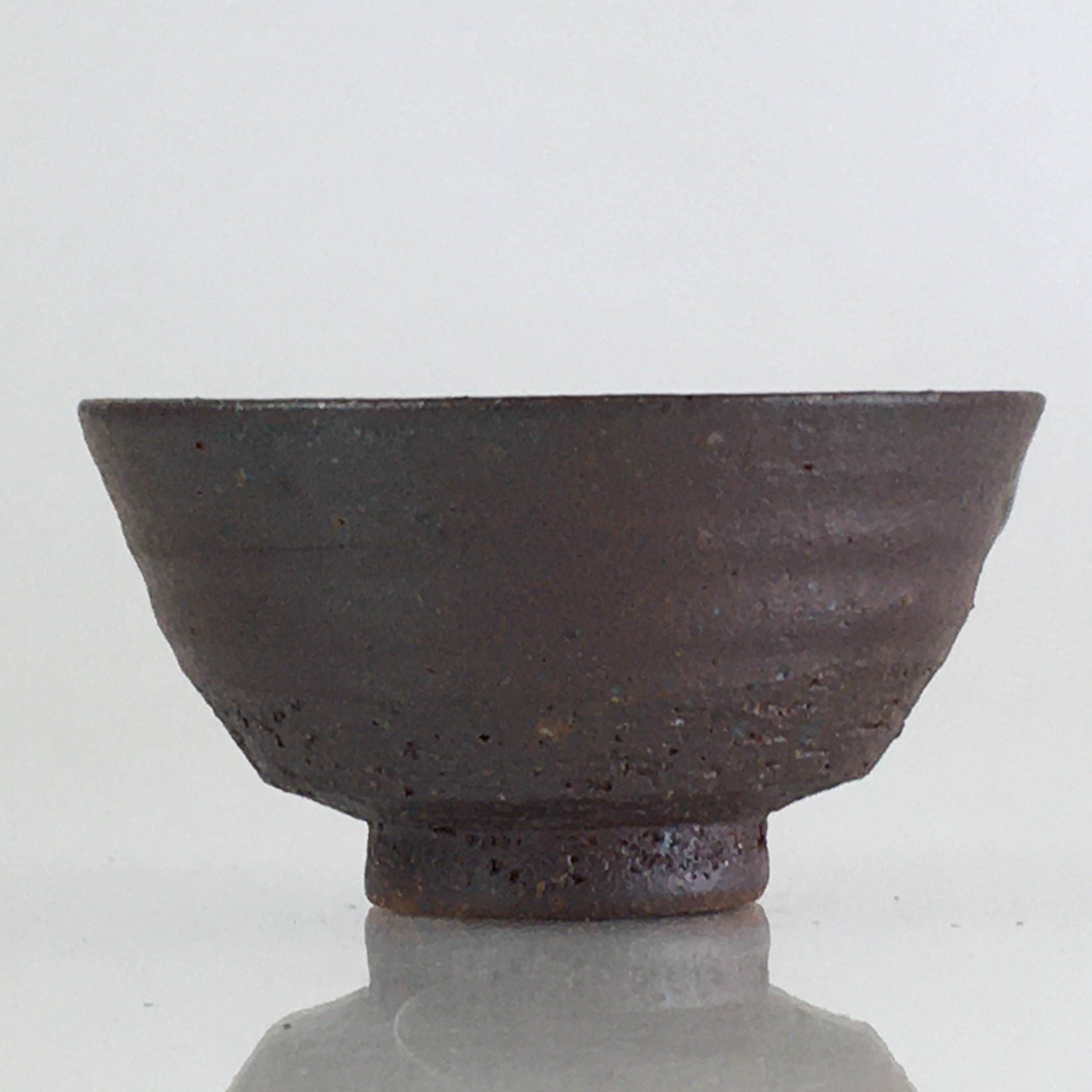 Japanese Ceramic Bizen Ware Sake Cup Vtg Pottery Guinomi Ochoko G56