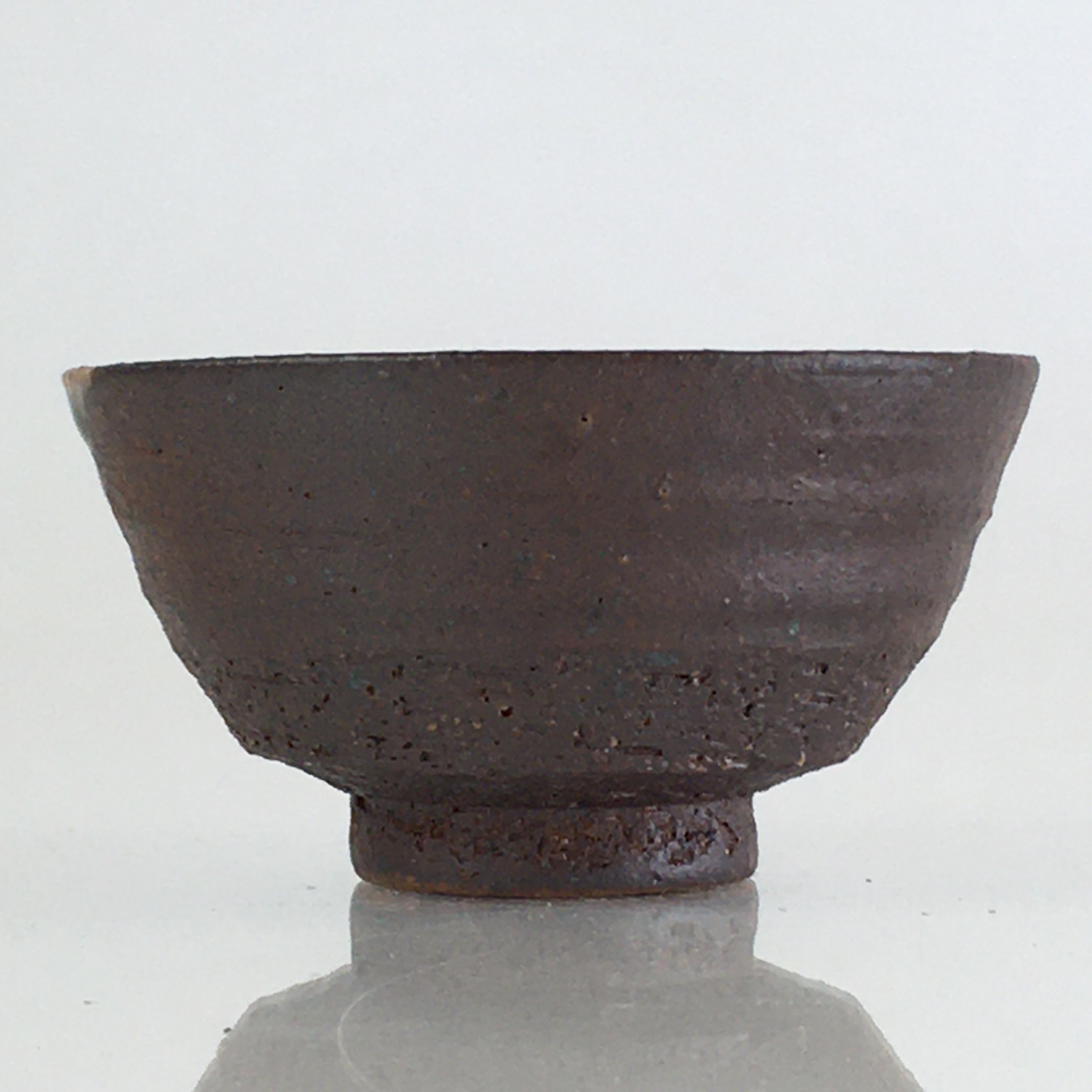 Japanese Ceramic Bizen Ware Sake Cup Vtg Pottery Guinomi Ochoko G56