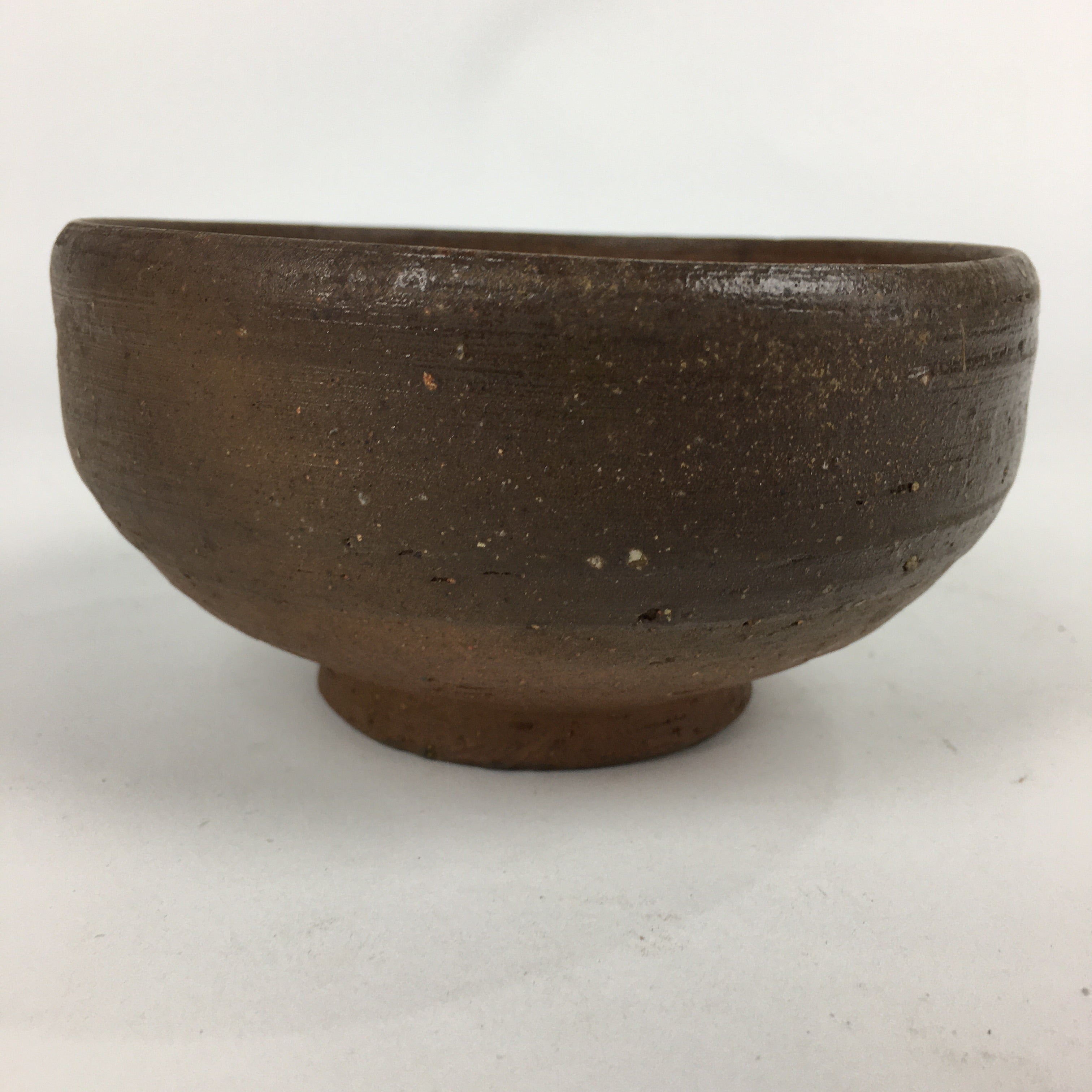 Japanese Ceramic Bizen Ware Tea Ceremony Green Tea Bowl Vtg Chawan GTB834