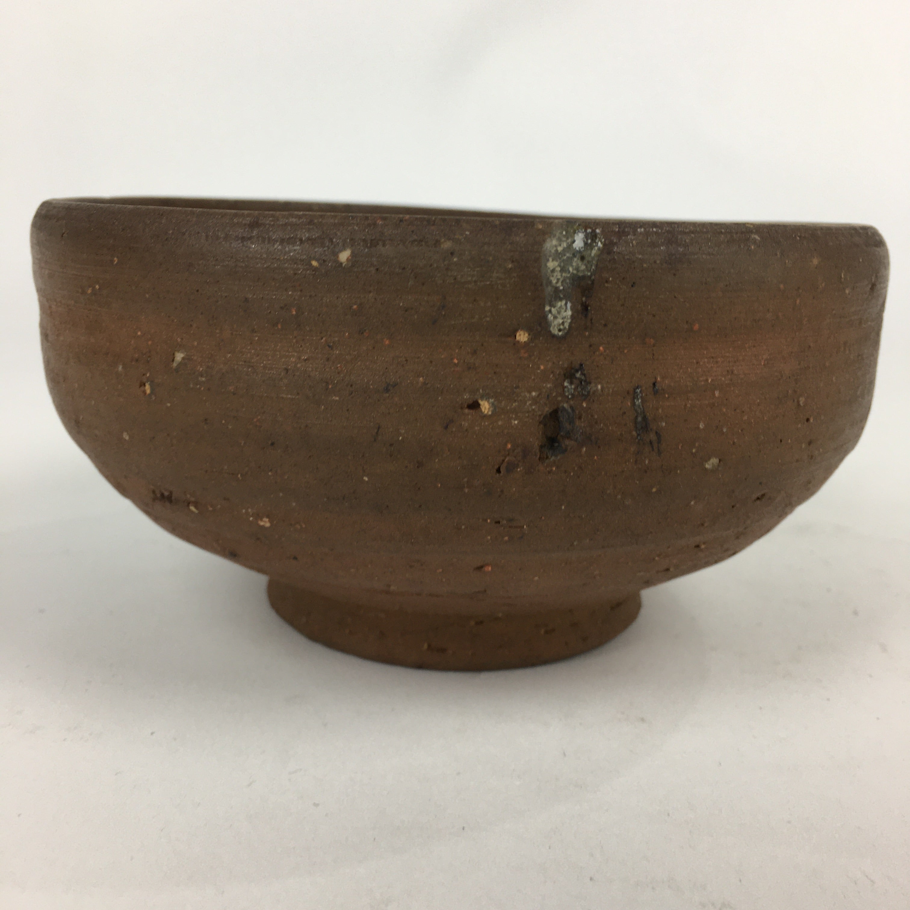 Japanese Ceramic Bizen Ware Tea Ceremony Green Tea Bowl Vtg Chawan GTB834
