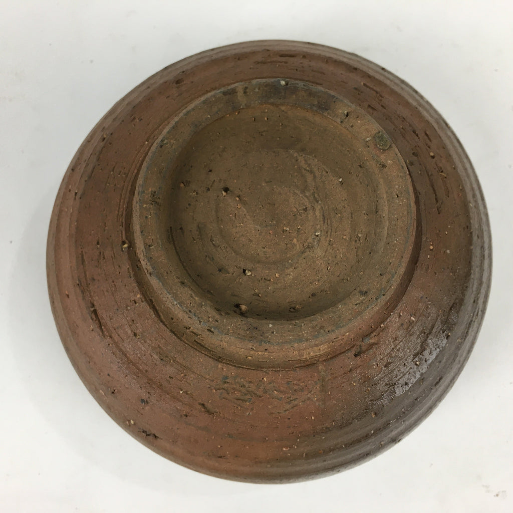Japanese Ceramic Bizen Ware Tea Ceremony Green Tea Bowl Vtg Chawan GTB834