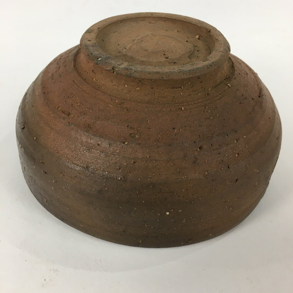 Japanese Ceramic Bizen Ware Tea Ceremony Green Tea Bowl Vtg Chawan GTB834
