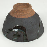 Japanese Ceramic Bizen Ware Tea Ceremony Green Tea Bowl Vtg Chawan GTB927