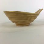 Japanese Ceramic Bowl Kiseto Ware Vtg Kobachi Yellow Green Flower PP498