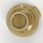 Japanese Ceramic Bowl Kiseto Ware Vtg Kobachi Yellow Green Flower PP498