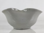 Japanese Ceramic Bowl Vtg Kashiki Kashibachi Tea Ceremony White PY167