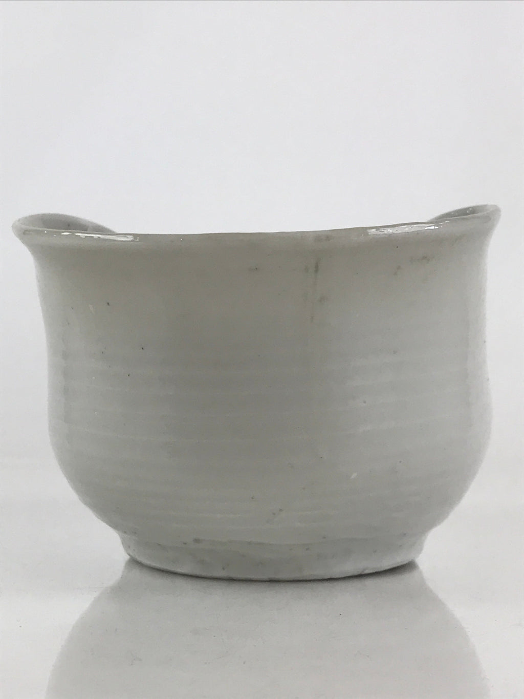Japanese Ceramic Bowl Vtg Kashiki Kashibachi Tea Ceremony White PY167