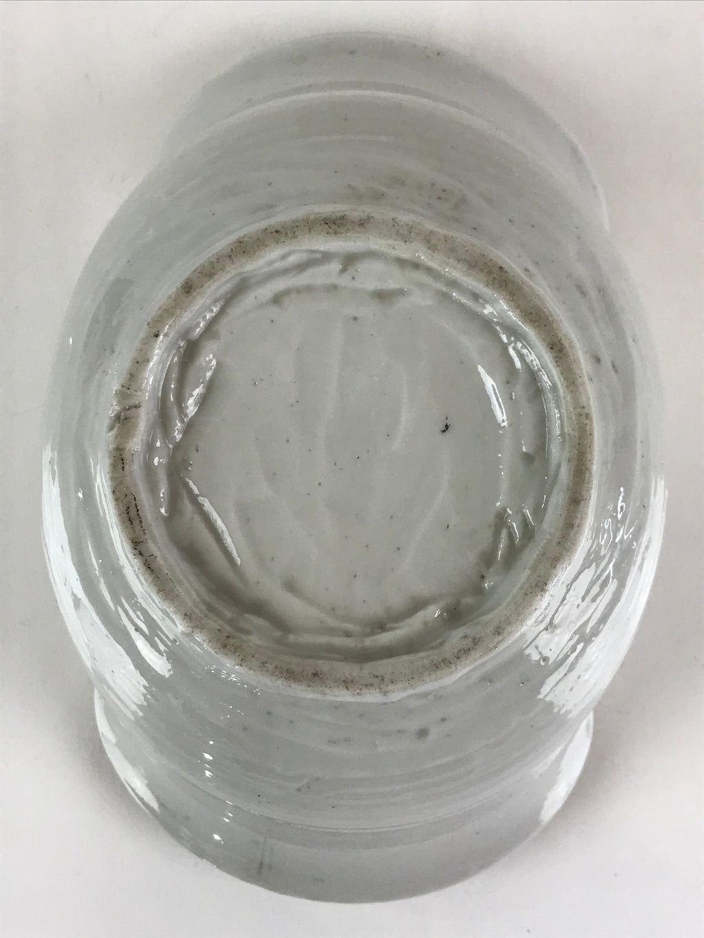 Japanese Ceramic Bowl Vtg Kashiki Kashibachi Tea Ceremony White PY167