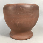 Japanese Ceramic Brazier Ash Pot Fire Pit Vtg Tea Ceremony Brown Hibachi H35
