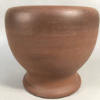 Japanese Ceramic Brazier Ash Pot Fire Pit Vtg Tea Ceremony Brown Hibachi H35