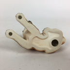 Japanese Ceramic Brown Dog Ornament Vtg Pottery Figurine Okimono Inu BD794