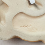 Japanese Ceramic Brown Dog Ornament Vtg Pottery Figurine Okimono Inu BD794