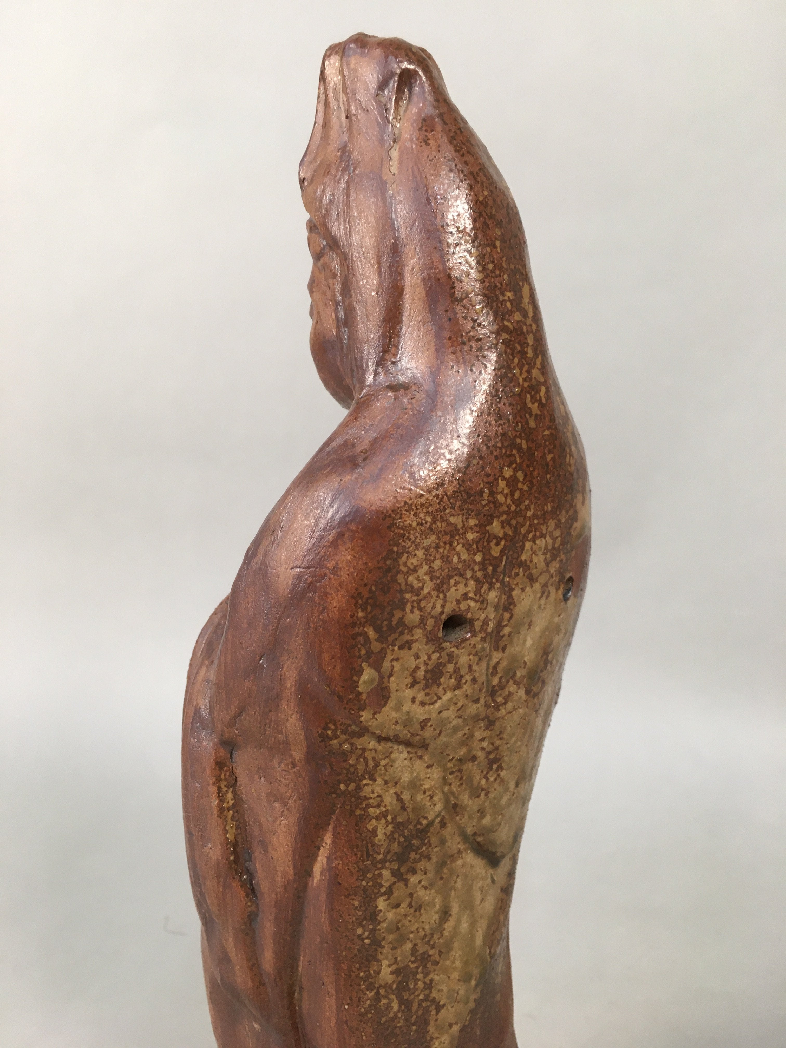 Japanese Ceramic Buddhist Altar Figurine Vtg Statue Female Kannon Bosatsu BD604