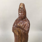 Japanese Ceramic Buddhist Altar Figurine Vtg Statue Female Kannon Bosatsu BD604