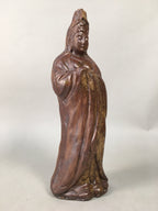 Japanese Ceramic Buddhist Altar Figurine Vtg Statue Female Kannon Bosatsu BD604