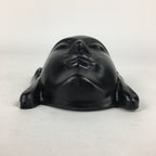Japanese Ceramic Buddhist Kannon Mask Vtg Wall Hanging Bosatsu BD767