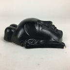 Japanese Ceramic Buddhist Kannon Mask Vtg Wall Hanging Bosatsu BD767