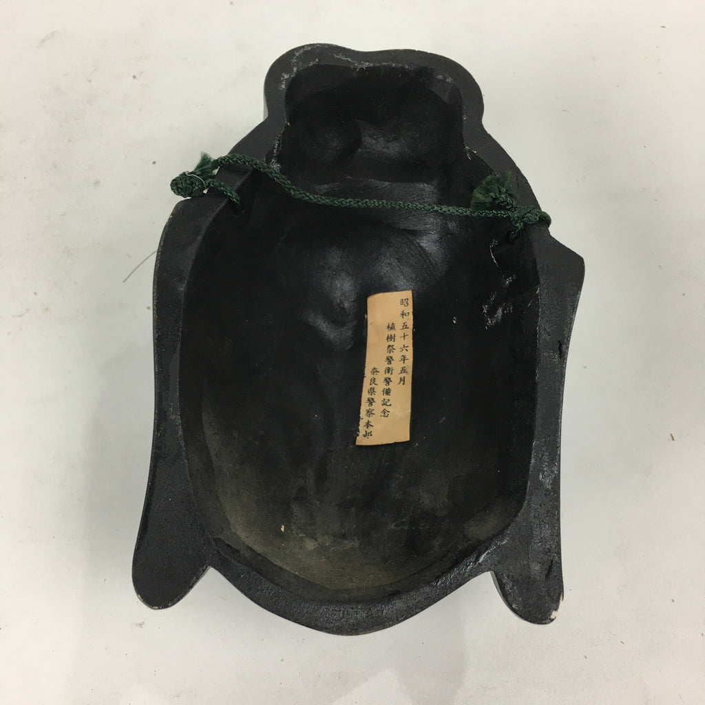 Japanese Ceramic Buddhist Kannon Mask Vtg Wall Hanging Bosatsu BD767