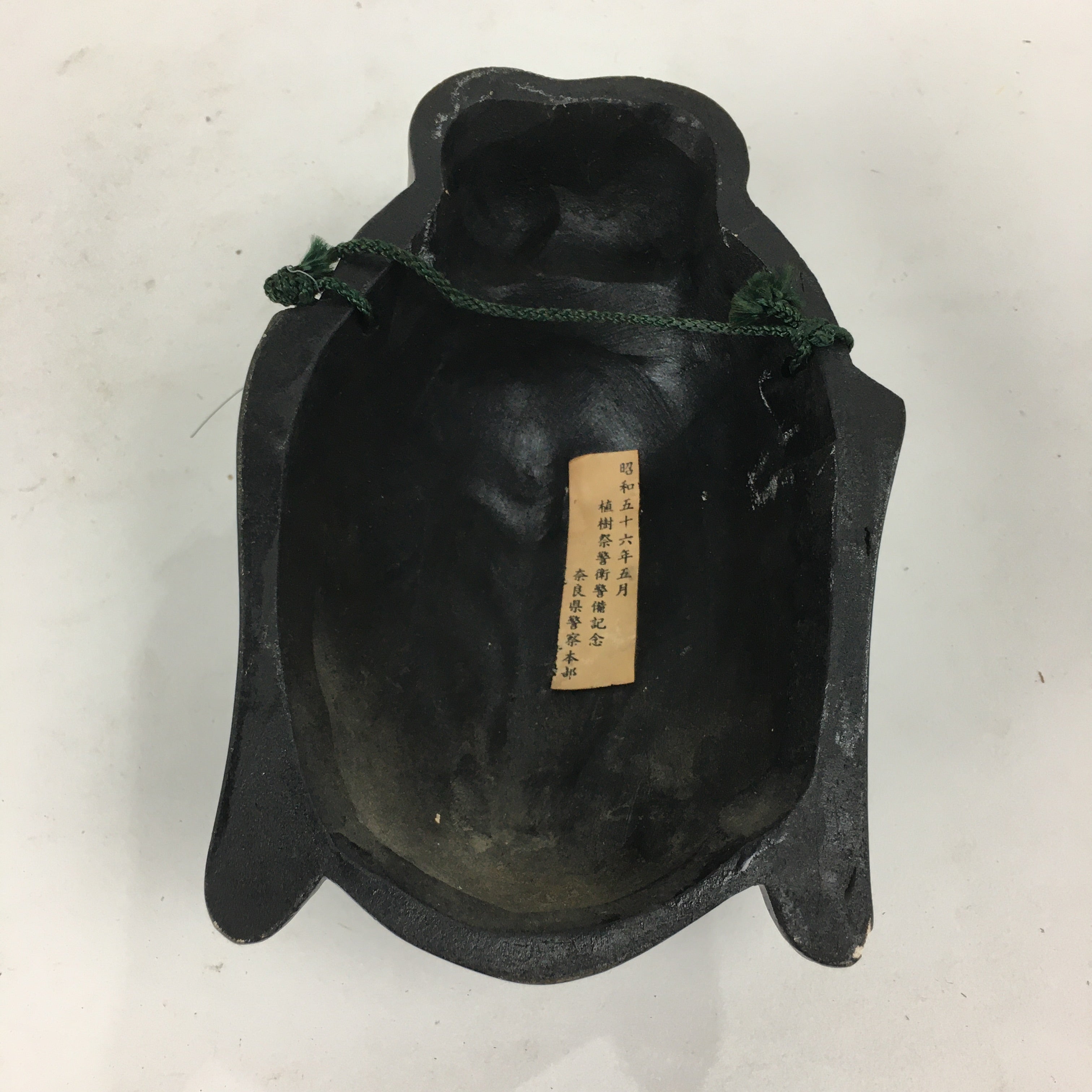 Japanese Ceramic Buddhist Kannon Mask Vtg Wall Hanging Bosatsu BD767