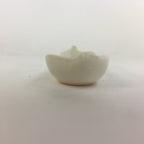 Japanese Ceramic Chopstick Rest Holder Vtg Edamame Beans Shape White CR211