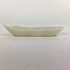Japanese Ceramic Chopstick Rest Holder Vtg Edamame Beans Shape White CR211