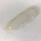Japanese Ceramic Chopstick Rest Holder Vtg Edamame Beans Shape White CR211