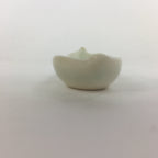 Japanese Ceramic Chopstick Rest Holder Vtg Edamame Beans Shape White CR212