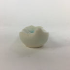 Japanese Ceramic Chopstick Rest Holder Vtg Edamame Beans Shape White CR212