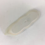 Japanese Ceramic Chopstick Rest Holder Vtg Edamame Beans Shape White CR213