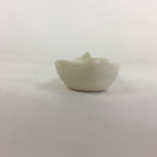 Japanese Ceramic Chopstick Rest Holder Vtg Edamame Beans Shape White CR214