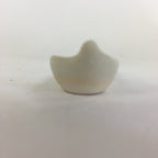 Japanese Ceramic Chopstick Rest Holder Vtg Edamame Beans Shape White CR214