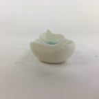 Japanese Ceramic Chopstick Rest Holder Vtg Edamame Beans Shape White CR215